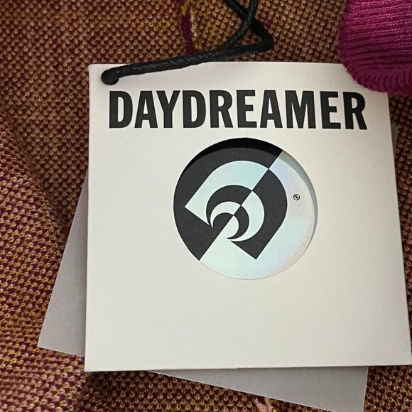 Daydreamer pull on plaid knit cropped pants size small burgundy fall academia - Picture 8 of 10